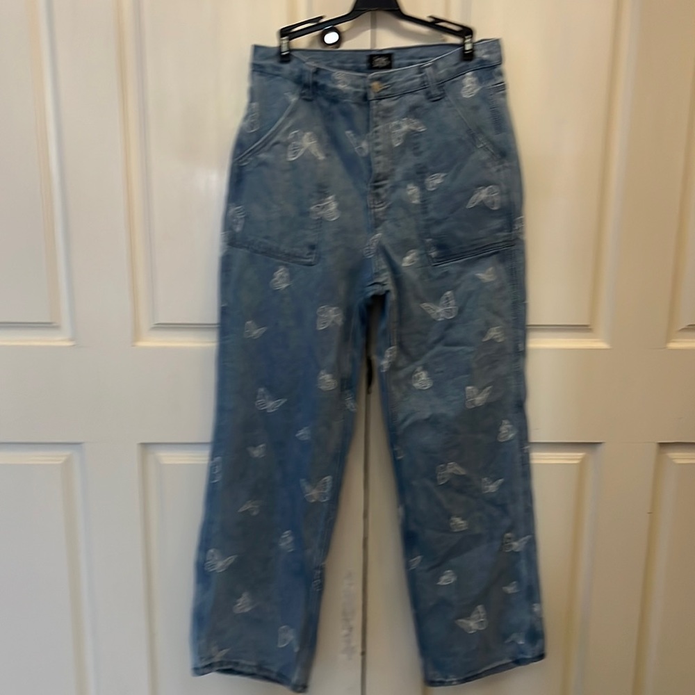Women’s simple society, wide leg jeans